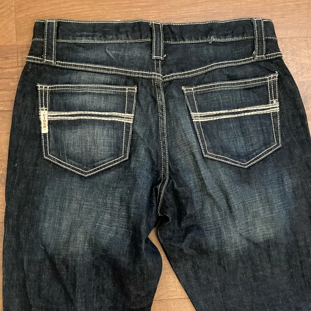 Cinch Carter 2.4 Performance Jeans Relaxed Dark Stone EUC WhiteLabel Men’s 33x32